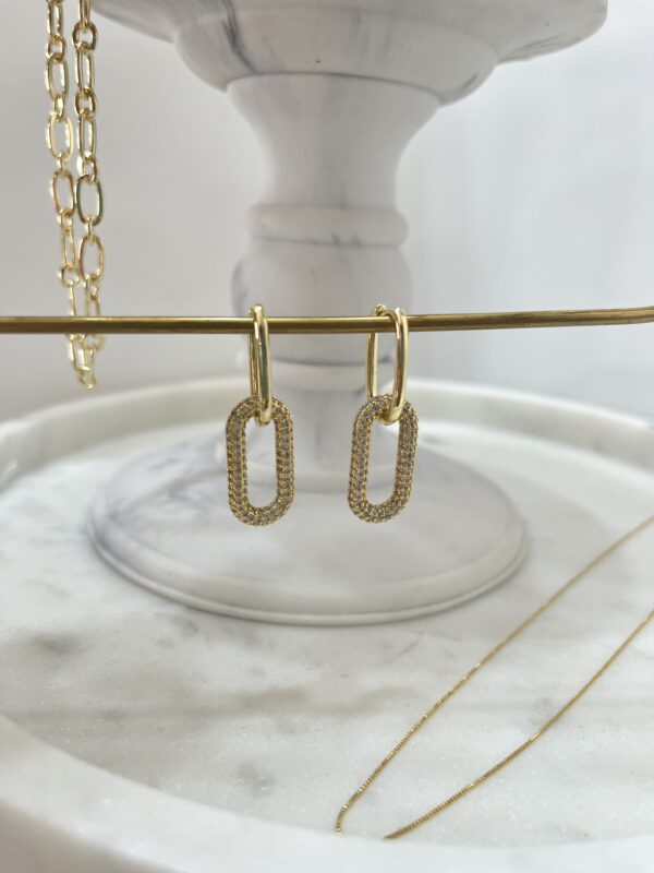 Aros Cyrus dorados - Imagen 2
